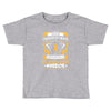 Never Underestimate the Strength of a Childhood Cancer Warrior Toddler T-shirt