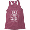 dad number one world's greatest Racerback Tank