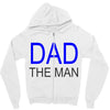 dad the man Zipper Hoodie