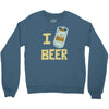i beer beer Crewneck Sweatshirt