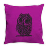 owl on athletic Throw Pillow