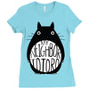 totoro Ladies Fitted T-Shirt