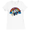 rainbo first blood Ladies Fitted T-Shirt