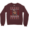 ugly sweater fight christmas t shirts Crewneck Sweatshirt