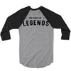 Life Begins at Forty 1978 the Birth of Legends 3/4 Sleeve Shirt