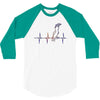 my heart beats for parrots 3/4 Sleeve Shirt