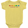 funny retro space invaders 'class of 1978' Baby Onesie