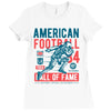 american football Ladies Fitted T-Shirt