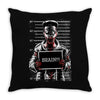 zombie prison photoshot Throw Pillow
