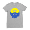 bearded smiley face Ladies Fitted T-Shirt