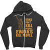 kill people funny Zipper Hoodie