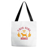 This Girl Loves Her Beagle Tote Bags