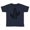 minimalistic cactus Toddler T-shirt