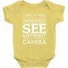 see without a camera Baby Onesie