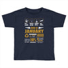 Born January Multitasking Problem Solving Tees Toddler T-shirt