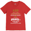 leo hated by many wanted by plenty disliked by some confronted by none V-Neck Tee