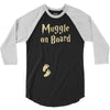 muggle on board maternity 3/4 Sleeve Shirt