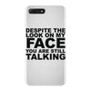 rude slogan iPhone 7 Plus Case