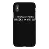 drunk officer iPhoneX Case