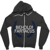 behold fartacus Zipper Hoodie