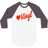 love vinyl 3/4 Sleeve Shirt