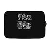 there are 10 kinds of people Laptop sleeve