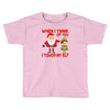 touch my elf christmas fun and naughty Toddler T-shirt