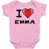 i love emma Baby Onesie
