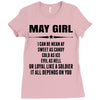Super May Girl Ladies Fitted T-Shirt