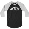 evolution of leprechaun funny irish ireland st patricks day us 3/4 Sleeve Shirt