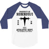 Property Of Honnouji Athletics Dept. 3/4 Sleeve Shirt