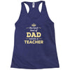 the best kind of dad raises a teacher. father's day gift for dad. Racerback Tank