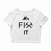 mr fix it handy man Crop Top