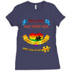 ls mug found missing piece Ladies Fitted T-Shirt