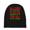 all i want for christmas Baby Beanies