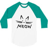 MEOW CAT 3/4 Sleeve Shirt