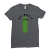 dill with it black logo Ladies Fitted T-Shirt