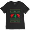 ugly sweater dinosour V-Neck Tee