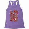 rood en wit Racerback Tank