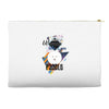 who loves poodle Accessory Pouches