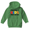protect kids not guns Youth Hoodie