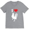 i love cock V-Neck Tee