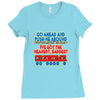 push me around grandma Ladies Fitted T-Shirt