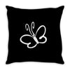butterfly sticker vinyl Throw Pillow