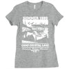 camp crystal lake summer 1980 Ladies Fitted T-Shirt