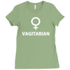 vagitarian sex hetero bucks night vegetarian male female costume Ladies Fitted T-Shirt