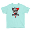 jurassic park raptor natural Youth Tee