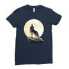 howl at the moon Ladies Fitted T-Shirt
