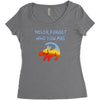 never forget Women's Triblend Scoop T-shirt