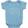 pterodactyl with a machine gun Baby Onesie